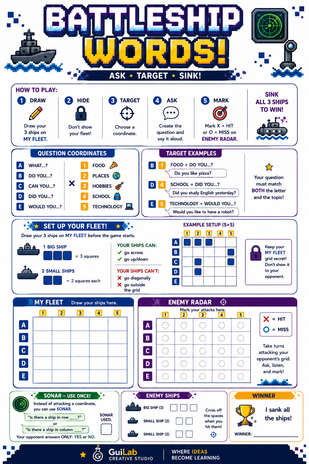 Battleship Words
