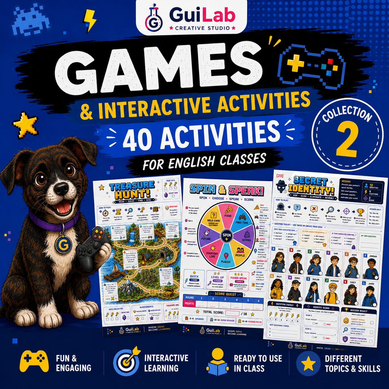 Capa oficial da GuiLab Collection 2 — Games & Interactive Activities
