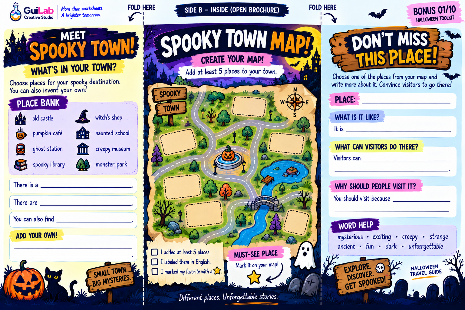 Spooky Town Map