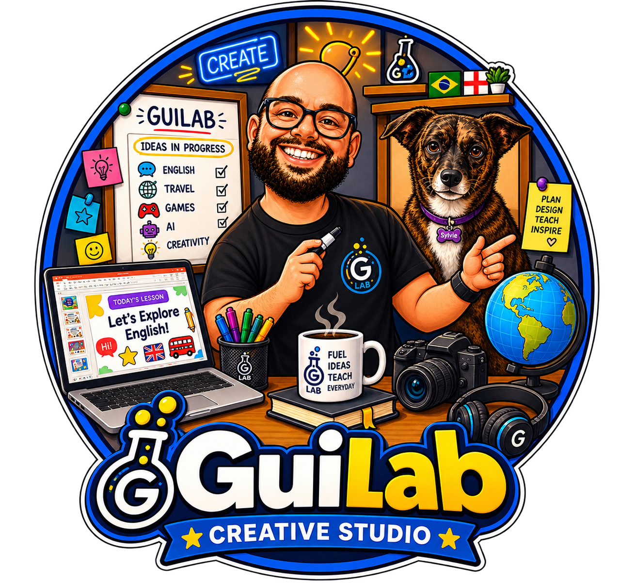 Logo GuiLab Creative Studio