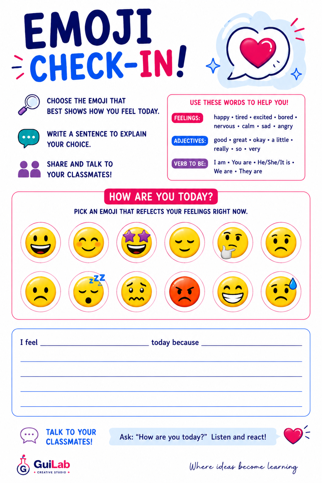 Warm-Up Emoji Check-In